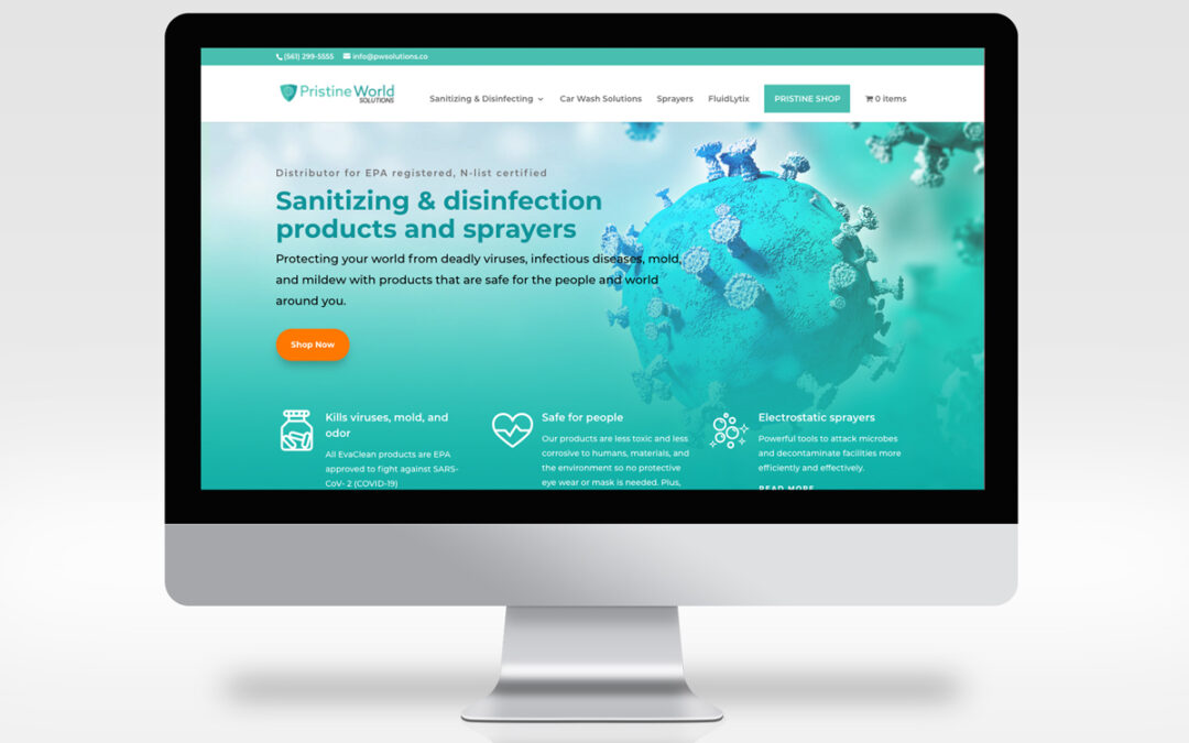Pristine World Solutions Website
